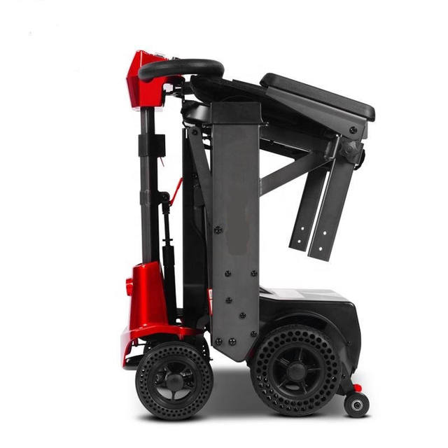 4 Wheel Folding Electric Mobility Scooter with Electronic Features 125kg Capacity & 15km Range