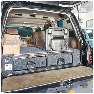 Car Kitchen <b>Drawer</b> LC80 VRD4X4 Camp Kitchen <b>Drawer</b> J80 With Fridge Slide Durability SUV 4WD Draws Overland Kitchen System - Product Image 1