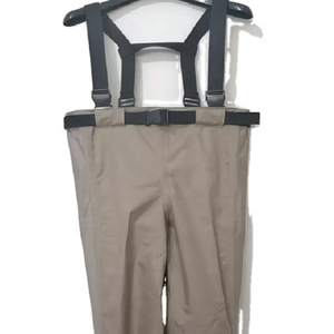 <span class=keywords><strong>Cuissardes</strong></span> de pêche à la mouche en nylon <span class=keywords><strong>Beige</strong></span> marron <span class=keywords><strong>Bottes</strong></span> de chasse imperméables Pêcheurs - Product Image 1