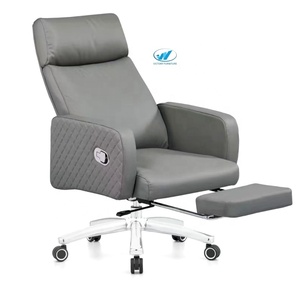 Chaise de bureau moderne et simple pour patron et directeur avec son design élégant et à <span class=keywords><strong>la</strong></span> mode en PU utilisé pour le repos de <span class=keywords><strong>midi</strong></span> en s'allongeant sur les pieds - Product Image 2