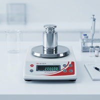Balance de laboratoire numérique de haute précision LT 0,01 g avec plateau de 160 mm, certifiée CE et avec imprimante, balance électronique de précision pour laboratoire