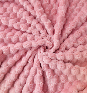 Coperta Super morbida coperta <span class=keywords><strong>da</strong></span> letto leggera in pile di flanella di seta 3D a scacchi - Product Image 6