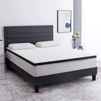 Surmatelas en mousse à mémoire de forme avec tissu en maille respirante et fermeture éclair