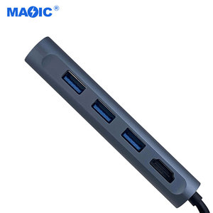 Nuevo diseño tipo <span class=keywords><strong>C</strong></span> USB3.0 3x estación de acoplamiento multipuerto 4K para HDMI 1000Mps <span class=keywords><strong>Ethernet</strong></span> 100W PD <span class=keywords><strong>Hub</strong></span> con 8 1 <span class=keywords><strong>Usb</strong></span> <span class=keywords><strong>C</strong></span> caja de embalaje - Product Image 6