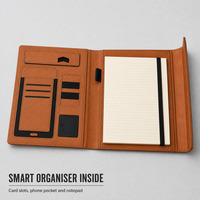 Ensemble de carnet A5 en cuir PU de luxe, toucher doux, reliure thermique, magnétique, pratique pour le bureau, avec stylo pour les affaires