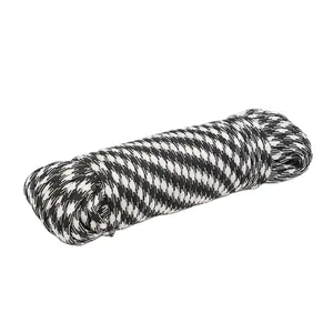 Cordon de Parachute Extérieur 4mm Cordon en Nylon à 7 Brins Corde de Survie 550 Corde Paracord 31 Mètres Bracelet Paracord Réglable