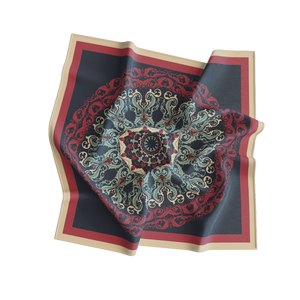 Women Digital Print Silk <b>Square</b> <b>Scarf</b> All Seasons Adult European American Fashion Reversible Breathable Pattern Daily Wear - Product Image 1