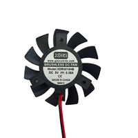 Ventilateur de boîtier d'ordinateur ultra-mince Xdr5010 5V 0.38A 6000RPM à haut débit d'air, support de ventilateur de 10 mm d'épaisseur, diamètre de 46,5 mm