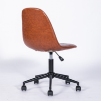 Fauteuil de réunion moderne en similicuir PU, réglable en hauteur, avec appui-tête réglable, dossier croisé, confortable et pivotant