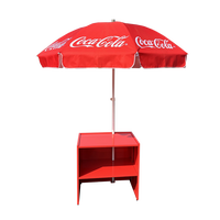 Comptoir de table de vente pliable en métal Cola de marque de boissons africaines