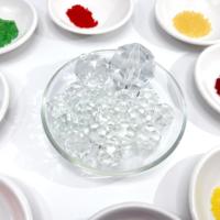 15mm 20mm 30mm 40mm 50mm lustre couleur prisme clair facettes diamant suspendus boules de verre cristal avec trous