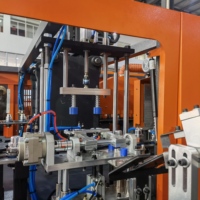 Machine de soufflage automatique de bouteilles en plastique PET à 2 cavités avec PLC et composants, haute productivité, moulage par étirage-soufflage