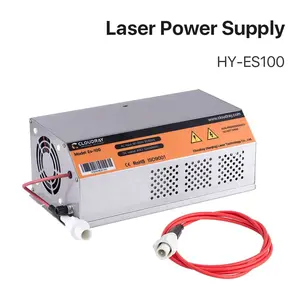 CO2 레이저 조각기 커터 HY-ES 시리즈 80w 100w 150w 용 양호 레이저 CO2 레이저 전원 공급 장치