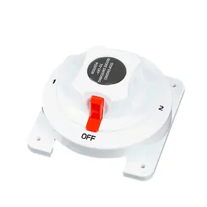 battery disconnect switch with 2 key 12v battery low voltage cut off switch for RV marine battery