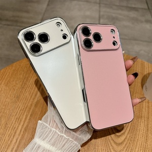ฟิล์มกันรอยกล้อง เคสโทรศัพท์กันกระแทกแข็งแรง สำหรับ iPhone 17 Pro Max 16 15 14 13 12 11 Plus เคส PC แบบด้าน - Product Image 1