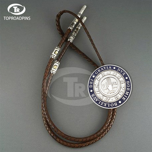 Người Đàn Ông Phong Cách Thời Trang Phương Tây Cổ Mặc Tùy Chỉnh Có Thể Điều Chỉnh Cao Bồi Bạc Bolo Quan Hệ Kim Loại Thủ Công Mỹ Nghệ - Product Image 4