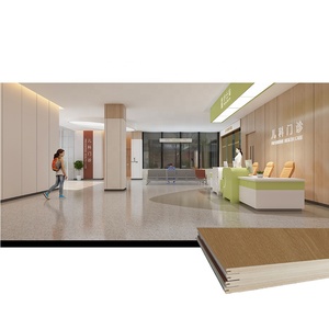 Hojas de pared WPC de efecto de madera de caoba respetuosas con el medio ambiente resistentes a las manchas <span class=keywords><strong>para</strong></span> salas de hospitales y pasillos - Product Image 3