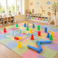 Penjualan Panas Peralatan Mainan Edukasi Ramah Lingkungan Plastik untuk Anak, Latihan Keseimbangan & Sensorik Indoor Outdoor