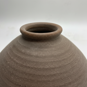 Jarrón de Cerámica para Flores Secas, Estilo Nórdico Europeo, Ecológico, <span class=keywords><strong>con</strong></span> Esmalte Transparente, 18.2cm X 13.6cm, para Decoración del Hogar y Hoteles - Product Image 2