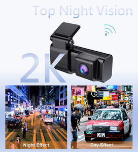 2k AHD vista trasera cámara reversa para coche WiFi G-Sensor lente dual DVR Dash cam caja negra grabadora de unidad - Product Image 3