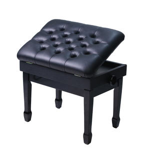 Taburete de Piano Ajustable de Madera Maciza para <span class=keywords><strong>Casio</strong></span>, para Uso Individual o Doble, Taburete de Piano Digital, Silla Ajustable para Niños, Universal para Guzheng - Product Image 1