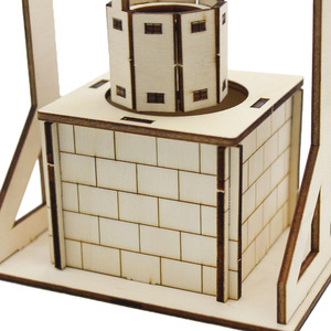 Kit de Ciencia con Polea de Madera, Juguete Educativo de Ensamblaje Manual para Niños de 7 a 9 Años, Modelo de Aprendizaje STEM - Product Image 4
