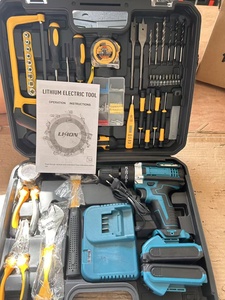New Arrival Multifunctional Cordless <strong>Power</strong> Drill Combo Kit Household <strong>Tool</strong> &amp; Craftsman Mechanic Woodworking Set Battery Source CE - Product Image 4