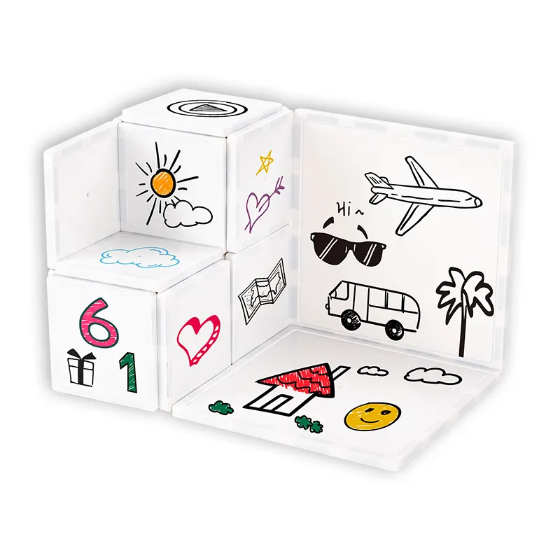 NEW Magnetic doodle tiles Set for Kids Doodle Tiles Magnetic Tiles Magnetic Kids Building Toys