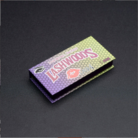 Boîtes d'Emballage pour Cils en Carton Rigide avec Logo Personnalisé, Rose Vison 3D, Vide, Matériaux Recyclés, Laminage Brillant