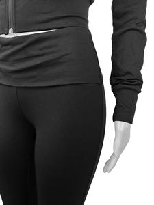 Abiti autunnali 2024 vestiti due pezzi in bianco con Zip tute da salotto - Product Image 6