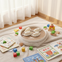 Jouet anti-stress souple et moelleux en forme de dumpling/bao, à presser, pour enfants, adolescents, adultes d'âge moyen, unisexe, cadeau amusant pour la décompression