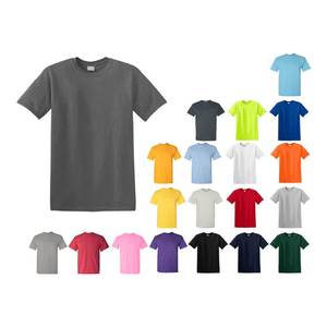 T-shirt à col rond uni pour garçons, coupe décontractée, pour un look tendance et streetwear, parfait pour les sorties décontractées du week-end et un port confortable - Product Image 4
