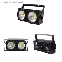 Projecteur de scène double COB 100W DMX512 blanc chaud et blanc froid pour éclairage de scène et de fête