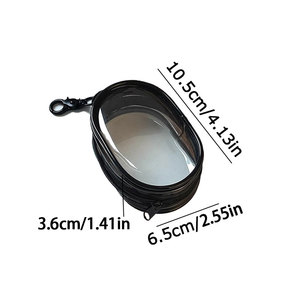 En gros, Sacs de rangement portables ovales en PVC imperméable pour figurines, porte-clés et blind boxes, avec fonction de présentation et d'organisation - Product Image 5