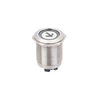 Série YF PBS Métal P-flat flèches rondes interrupteur à bouton-poussoir pour avion industriel équipement agricole