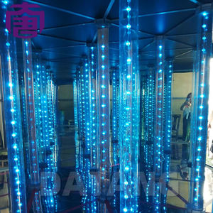 Hermosas bombillas LED pequeñas de plástico IP65 para decoración de parques temáticos con luces de punto RGB - Product Image 6