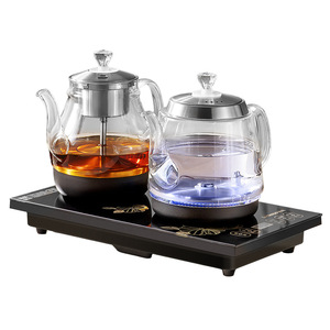 Zhigao Electric <b>Tea</b> Maker 200x370x250mm Glass <b>Kettle</b> With Auto Shut Off For Home Office Use - Product Image 3