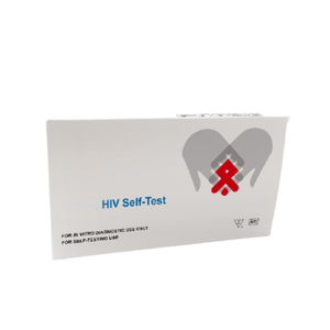 Kits de prueba de precalificación VIH W-H para uso doméstico, tipo cassette de 2.5 mm, para sangre completa, kit de prueba de VIH de 4.ª generación, kit para determinar si se tiene VIH - Product Image 1