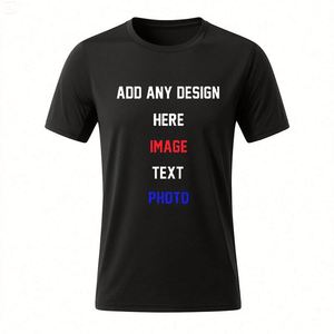 Quick Dry Polyester T <b>Shirt</b> Custom Logo Design Personalized Print Moisture Wicking Comfortable Casual Sports Uniforms - Product Image 4
