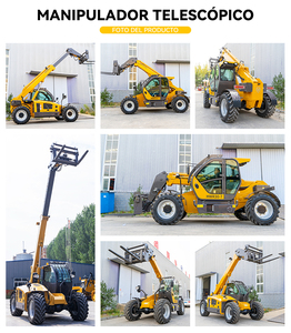 Forklift Teleskopik Boom Cina 3 Ton 3,5 Ton 4 Ton <span class=keywords><strong>Telehandler</strong></span> Forklift dengan Kaki Penyangga - Product Image 4