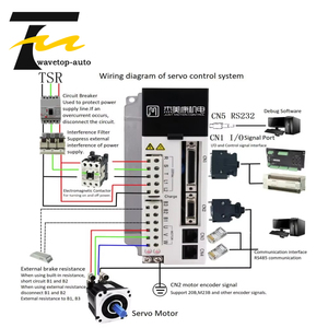 Controlador de Servomotor de CA de Alto Voltaje Wavetop-auto JMC Serie JASD 200W 400W 750W 3000rpm 220VAC JASD2002/4002/7502-20B-N01 - Product Image 4