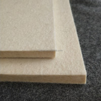 Feutre de laine pressé de 10 mm d'épaisseur pour l'étanchéité des machines, absorption d'huile, 100% laine pure, feutre SAE, écologique, forme carrée