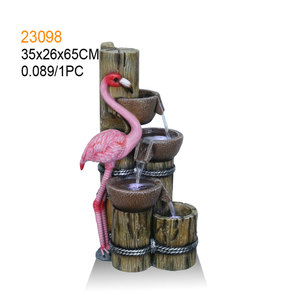 Custom <strong>Outdoor</strong> Decor Polyresin Garden <strong>Fountain</strong> <strong>Peacock</strong> Flaming Bird <strong>Fountain</strong> Resin Figure Water <strong>Fountain</strong> - Product Image 2