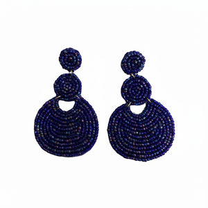 <b>Top</b> Trending Women's Stainless Steel Hoop <b>Earrings</b> Trendy Leaf Pattern Embroidery Plated Finish Christmas Gift Wholesale - Product Image 1