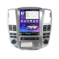 Unidad Principal Vertical Android Tesla para Lexus RX300 RX330 RX350 RX400 RX450 2004-2007, CarPlay Inalámbrico, Auto DSP, SWC, WIFI, Cámara AHD