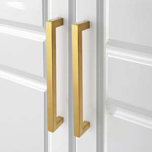 Moderno Armario de Acero Inoxidable para Cocina, Dormitorio, Sala de Estar, Escuela, Color Dorado y Negro, con Puerta Cuadrada, Mueble de Almacenamiento - Product Image 1