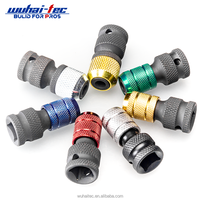 Convertisseur d'entraînement de mandrin de perceuse de haute qualité adaptateur de douille d'outil d'impact de personnalisation multicolore connecteur hexagonal 1/2 carré 1/4 pouces