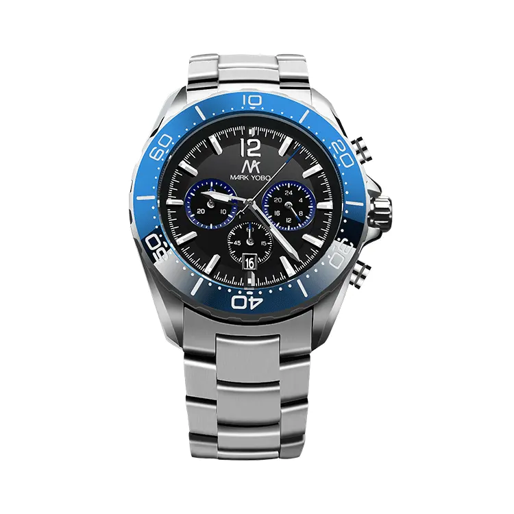 10ATM waterproof Swimming Watches Famous designer Black Anime formal blue watch for men deep sea Quartz Watch wristwatches