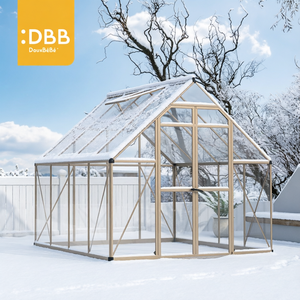 6x12 Aluminum Greenhouse Custom Size Frame Greenhouse <strong>Kit</strong> Easily Garden Winter Mini Garden Greenhouse - Product Image 3