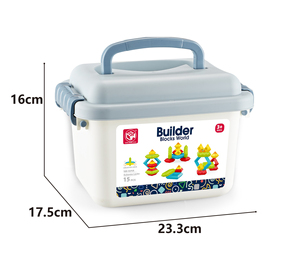 Rompecabezas de plástico ABS ecológico multifuncional, Torre mágica, pirámide, juguete educativo, juego DIY, caja de construcción de entrenamiento cerebral - Product Image 6